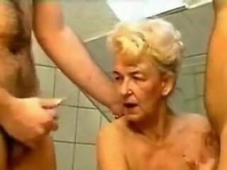 A trio of experienced grandmas put on a wild, sensual show, proving that age and experience make their orgy unforgettable.